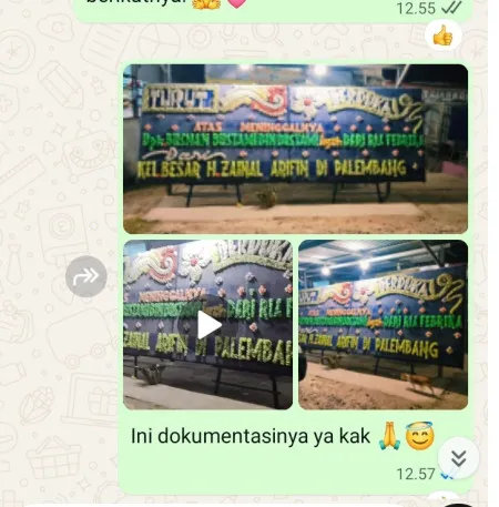 Pengiriman Papan Bunga Duka Sumber Taman Wonoasih