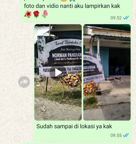 Pengiriman Karangan Bunga Sumber Taman Wonoasih