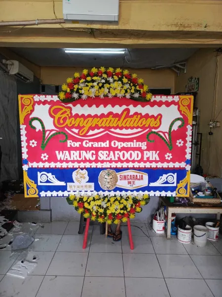Papan Bunga Ucapan Selamat Sumber Taman Wonoasih